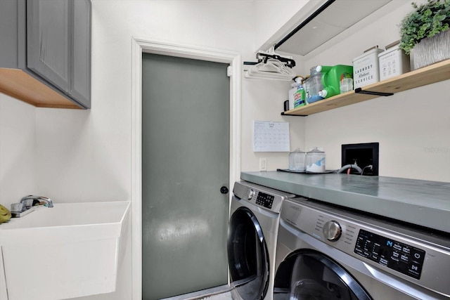 2454 Shadecrest Rd, Land O Lakes, FL 34639 - laundry area with separate washer and dryer and cabinet space