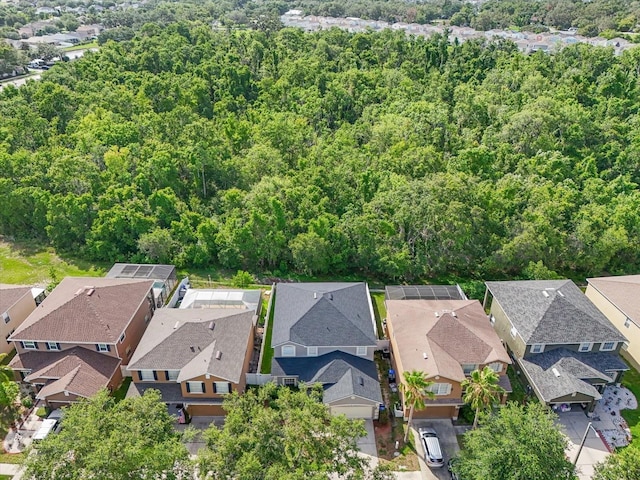 11132 Creek Haven Dr, Riverview, FL 33569 - aerial view of residential area featuring a forest