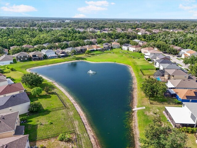 11132 Creek Haven Dr, Riverview, FL 33569 - aerial view of residential area featuring a nearby body of water