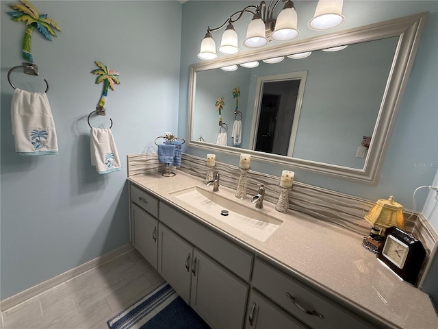 17569 SE 107th Ct, Summerfield, FL 34491 - bathroom with vanity and baseboards