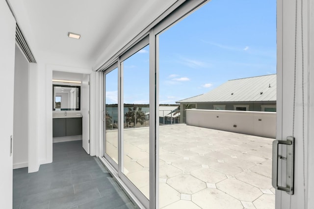 905 Bay Point Dr, Madeira Beach, FL 33708 - view of unfurnished sunroom
