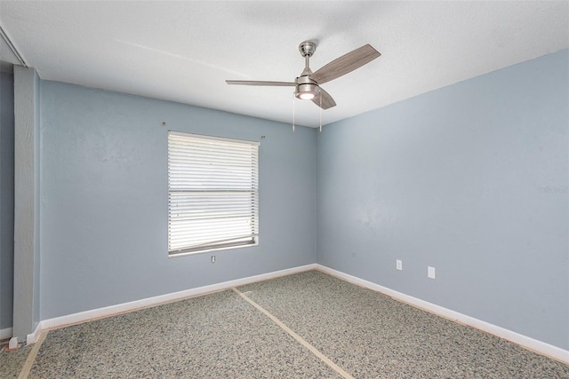 89 Fremont Ave Unit 504, Daytona Beach, FL 32114 - unfurnished room with a ceiling fan and baseboards