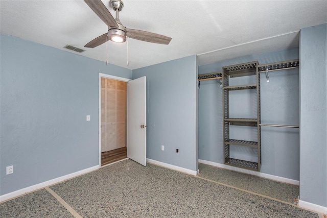 89 Fremont Ave Unit 504, Daytona Beach, FL 32114 - unfurnished bedroom with a closet, ceiling fan, and carpet floors
