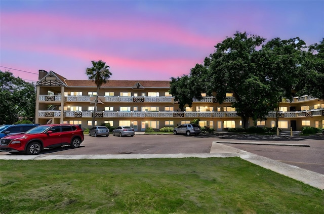2310 Denmark St Unit 34, Clearwater, FL 33763 - property at dusk featuring uncovered parking