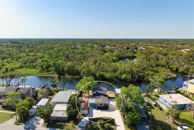 6814 68th Ave E, Bradenton, FL 34203 - aerial perspective of suburban area with a nearby body of water