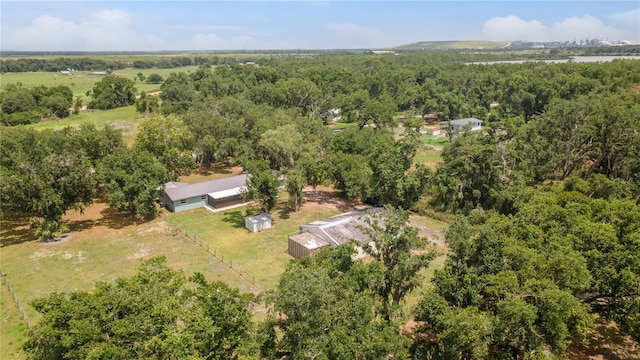 9819 Allen Rd, Lithia, FL 33547 - aerial view of property and surrounding area featuring a forest