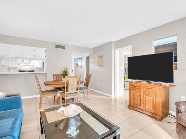 401 Windrush Bay Dr, Tarpon Springs, FL 34689 - living room with light tile patterned flooring and baseboards