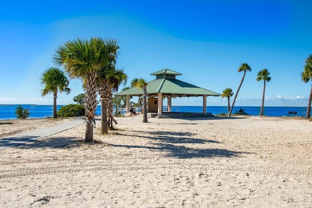 401 Windrush Bay Dr, Tarpon Springs, FL 34689 - water view featuring a gazebo