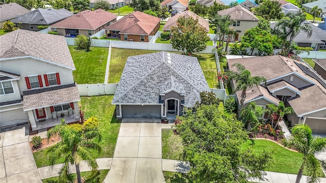 14371 Edinburgh Moor Dr, Wimauma, FL 33598 - aerial perspective of suburban area