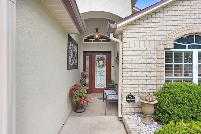 7101 Bucks Ford Dr, Riverview, FL 33578 - entrance to property featuring stucco siding and brick siding