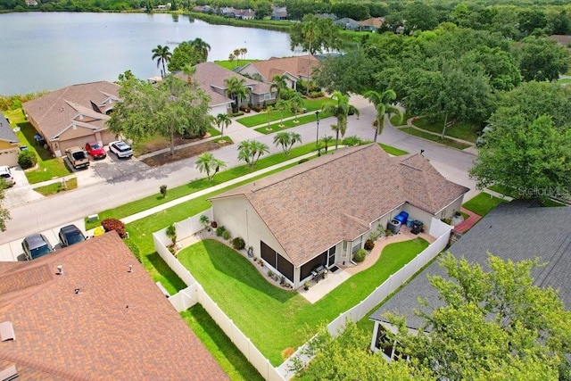 7101 Bucks Ford Dr, Riverview, FL 33578 - aerial view of residential area with a large body of water