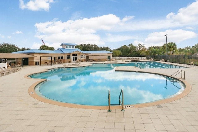 7101 Bucks Ford Dr, Riverview, FL 33578 - community pool with a patio