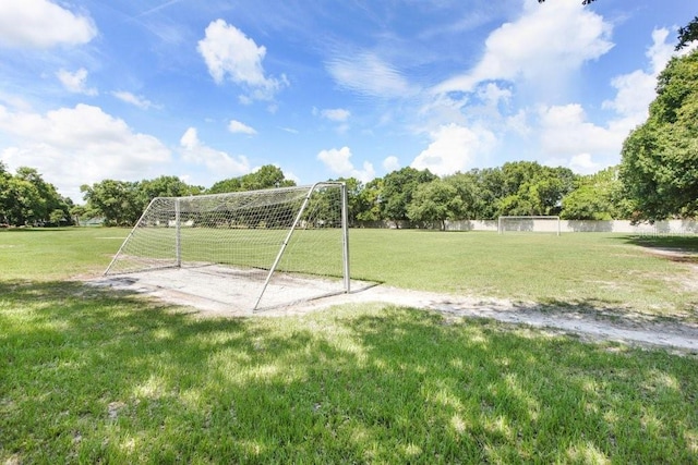 7101 Bucks Ford Dr, Riverview, FL 33578 - view of yard featuring an area for soccer