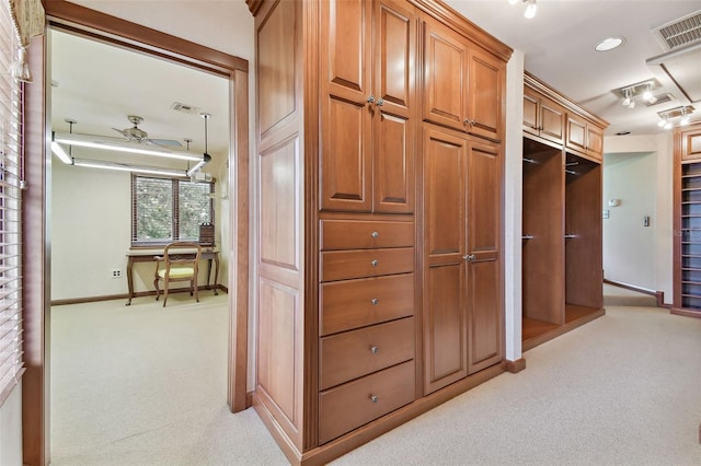 2103 N Golfview Dr, Plant City, FL 33566 - hall featuring light colored carpet and recessed lighting