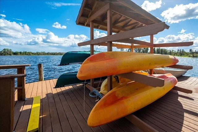 7010 Kendall Heath Way, Land O Lakes, FL 34637 - dock area featuring a water view
