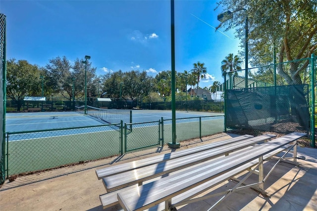 7010 Kendall Heath Way, Land O Lakes, FL 34637 - view of tennis court