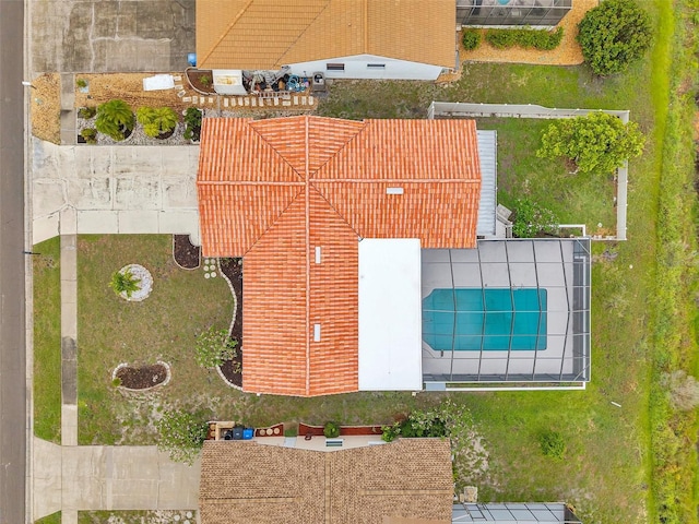 734 Flamingo Dr, Apollo Beach, FL 33572 - view of subject property with a pool area