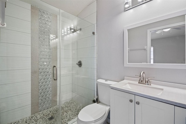 8526 Quarter Horse Dr, Riverview, FL 33578 - bathroom with a stall shower and vanity