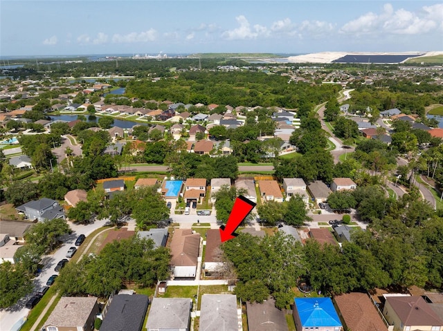 8526 Quarter Horse Dr, Riverview, FL 33578 - aerial view of property and surrounding area with nearby suburban area