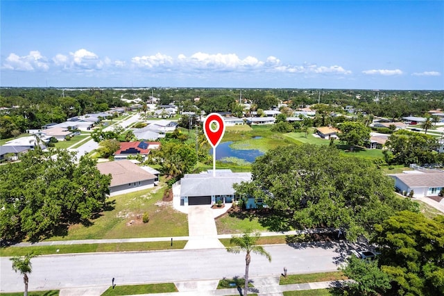 3312 Kenmore Dr, Sarasota, FL 34231 - aerial perspective of suburban area with a large body of water