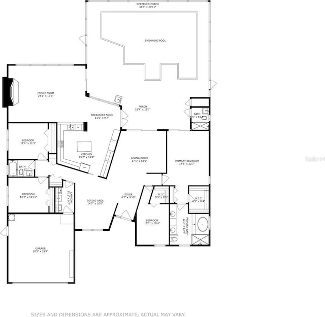 3262 Westcott Ct, Palm Harbor, FL 34684 - view of home floor plan