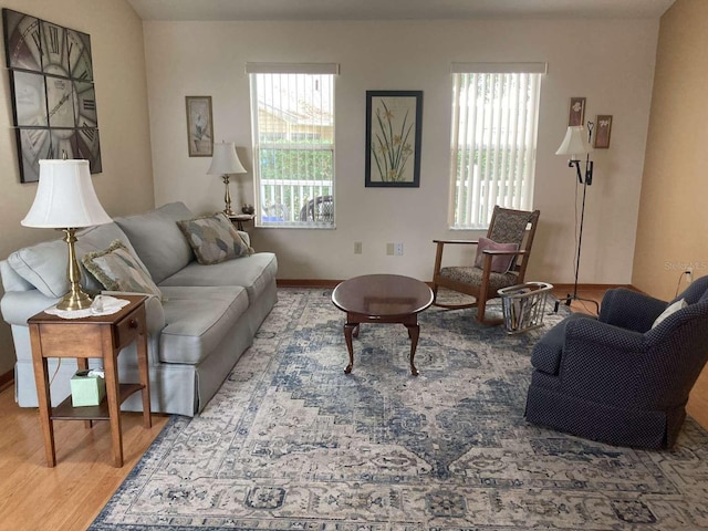 508 Alcazar Ct, Lady Lake, FL 32159 - living area featuring wood finished floors and baseboards