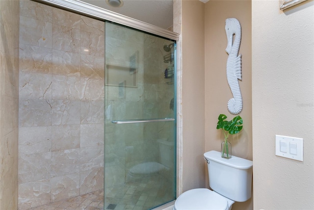 5340 Cobblestone Ct, Wesley Chapel, FL 33543 - full bathroom featuring toilet and tiled shower