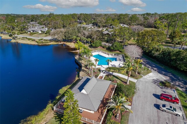 5340 Cobblestone Ct, Wesley Chapel, FL 33543 - drone / aerial view of a nearby body of water