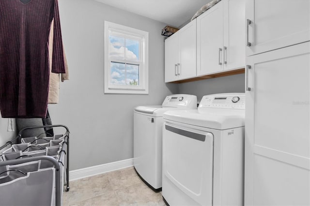 12382 Tibbetts St, Odessa, FL 33556 - laundry room featuring cabinet space and separate washer and dryer