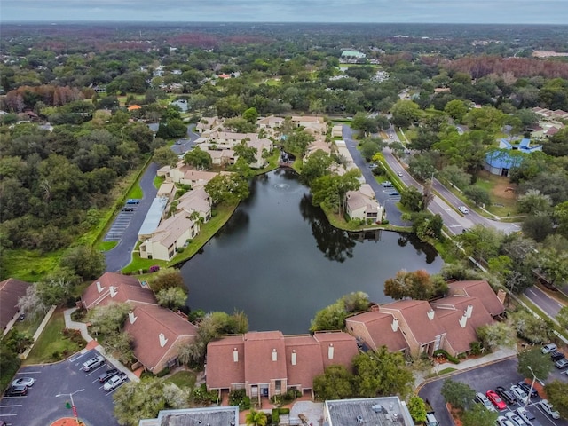 4114 Pinelake Ln Unit 202, Tampa, FL 33618 - aerial perspective of suburban area with a nearby body of water