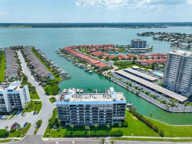 1591 Gulf Blvd Unit 304S, Clearwater Beach, FL 33767 - bird's eye view of apartment complex and a nearby body of water