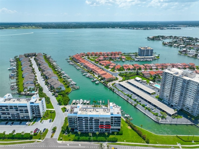 1591 Gulf Blvd Unit 304S, Clearwater Beach, FL 33767 - aerial view of a large body of water and numerous boat docks
