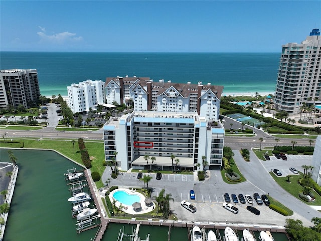 1591 Gulf Blvd Unit 304S, Clearwater Beach, FL 33767 - aerial view of a large body of water