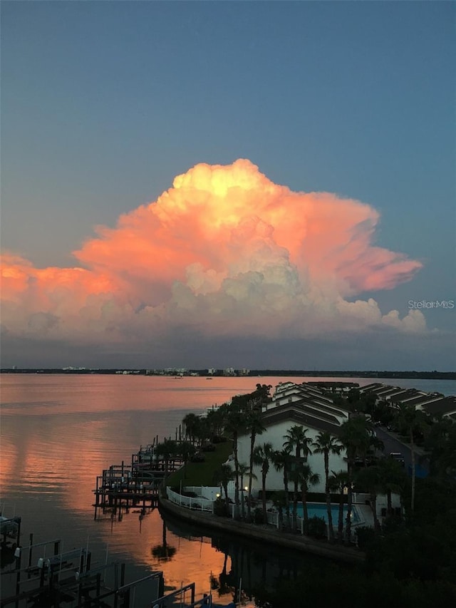 1591 Gulf Blvd Unit 304S, Clearwater Beach, FL 33767 - water view featuring a dock