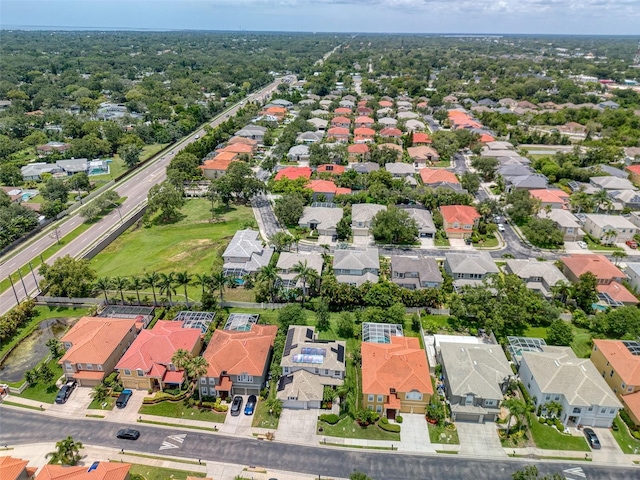 2228 Hannah Way S, Dunedin, FL 34698 - aerial view of property's location with nearby suburban area