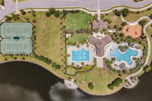9839 Lemon Drop Loop, Sun City Center, FL 33573 - view of property location featuring a pool area and a nearby body of water