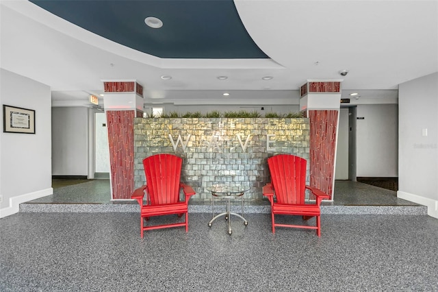 3315 58th Ave S Unit 421, Saint Petersburg, FL 33712 - building lobby with recessed lighting and a surveillance system