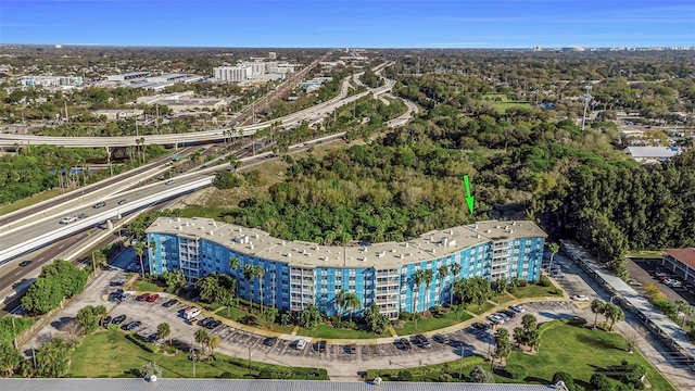 3315 58th Ave S Unit 421, Saint Petersburg, FL 33712 - aerial view of property's location with a highway and apartment complex