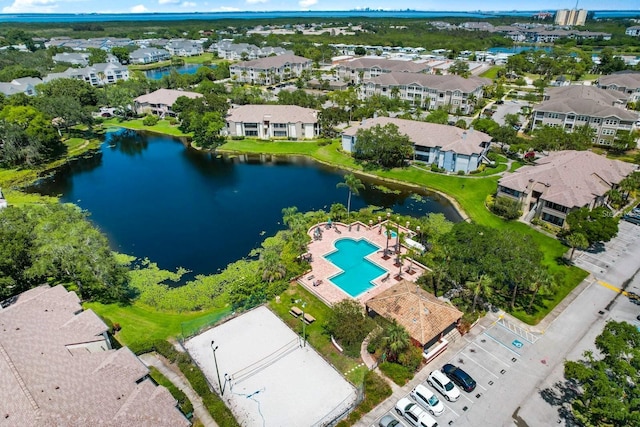10265 Gandy Blvd N Unit 1409, Saint Petersburg, FL 33702 - aerial perspective of suburban area featuring a nearby body of water
