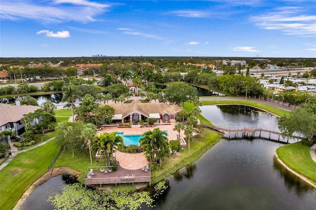 10265 Gandy Blvd N Unit 1409, Saint Petersburg, FL 33702 - aerial view of residential area with a nearby body of water