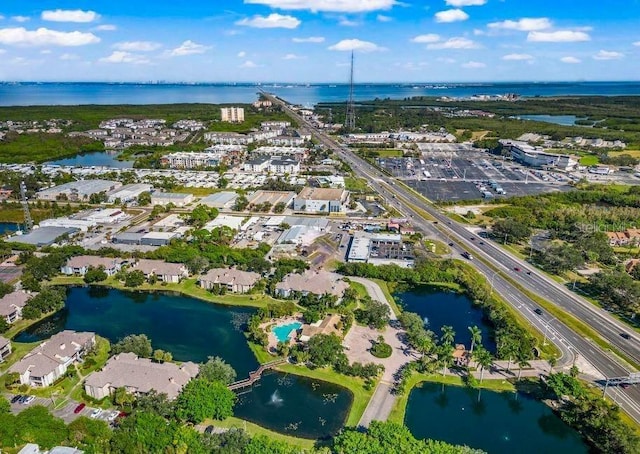 10265 Gandy Blvd N Unit 1409, Saint Petersburg, FL 33702 - aerial view of property's location with a nearby body of water and nearby suburban area