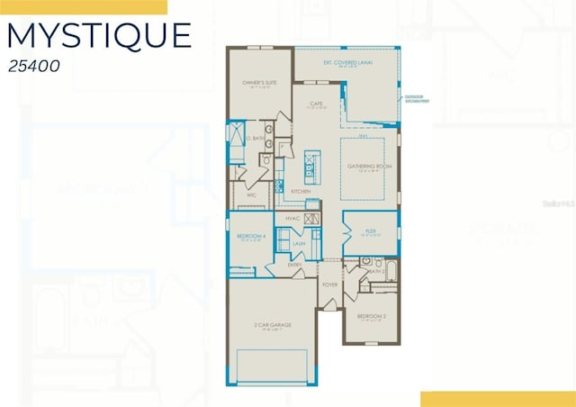 16407 Sapphire Point Dr, Lakewood Ranch, FL 34211 - view of floor plan / room layout