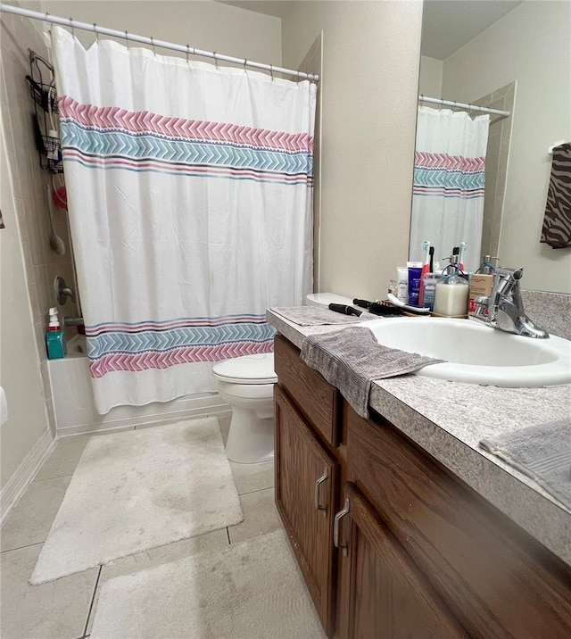 1247 Gentilly Ln, Wesley Chapel, FL 33544 - bathroom featuring vanity and shower / tub combo with curtain