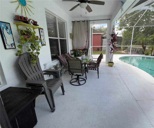 1247 Gentilly Ln, Wesley Chapel, FL 33544 - view of sunroom