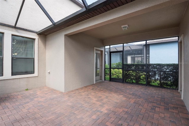 4146 Bexley Village Dr, Land O Lakes, FL 34638 - view of patio featuring glass enclosure