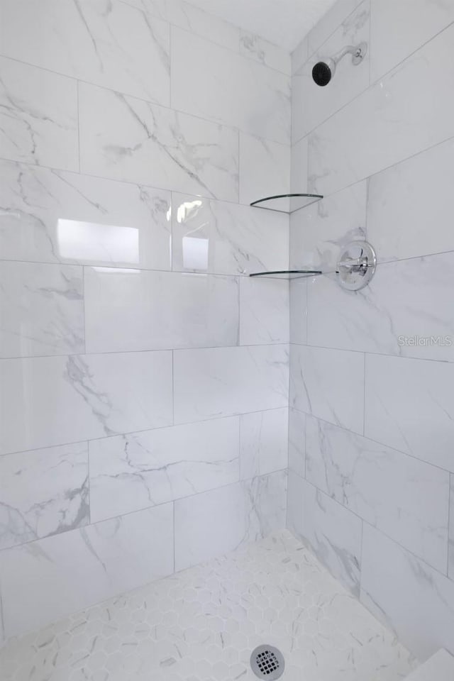 7625 Marechal Ave, Port Richey, FL 34668 - bathroom featuring a tile shower