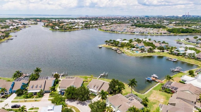5205 Brighton Shore Dr, Apollo Beach, FL 33572 - aerial view of property's location with a nearby body of water and nearby suburban area