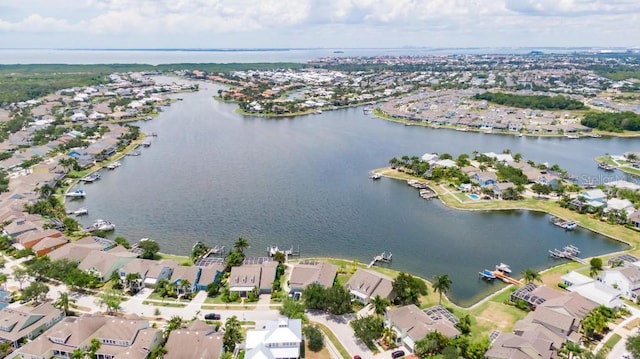 5205 Brighton Shore Dr, Apollo Beach, FL 33572 - view of property location featuring nearby suburban area and a large body of water