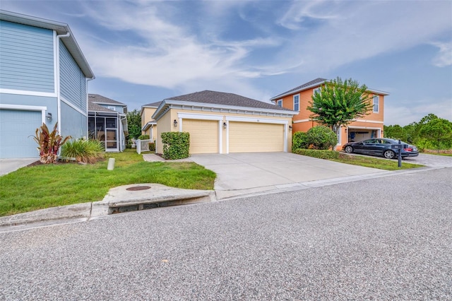 511 Winterside Dr, Apollo Beach, FL 33572 - traditional home featuring concrete driveway and a front lawn
