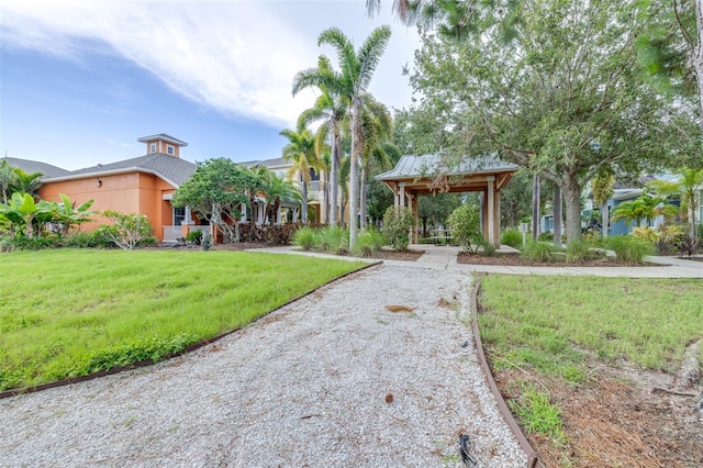 511 Winterside Dr, Apollo Beach, FL 33572 - surrounding community featuring a gazebo and a lawn